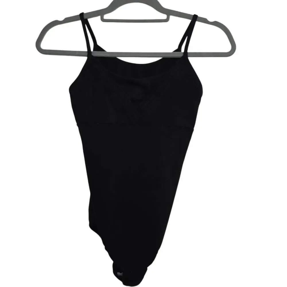 More Than Magic Girl's Size 14/16 Black Cotton Dance Leotard